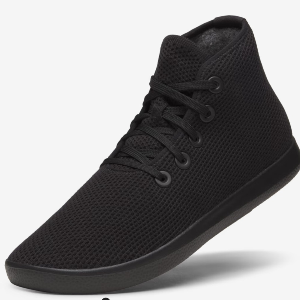 Allbirds Womens Tree Toppers High Top Sneakers Dark Gray Size 8